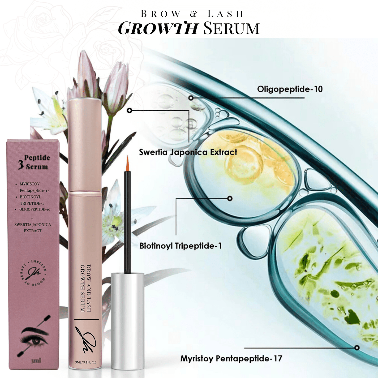 The Secret to Naturally Stronger Brows & Lashes: Jhellen’s Brow & Lash Growth Serum